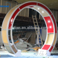 3x3 exhibition stand aluminum booth exhibition design and construction exhibit display trade show booth